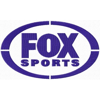 Fox sports logo embroidery design - Embroidery Design