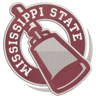 Mississippi State Bulldogs 2023 Secondary Logo embroidery design - Embroidery Design