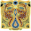 Preview of Fish Skin embroidery design from Legends of South Pacific collection, showcasing intricate stitching patterns.