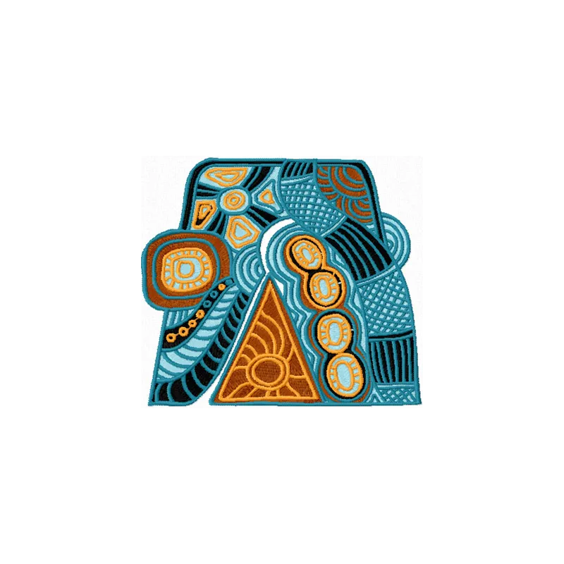 Sun Day embroidery design from the Legends of South Pacific collection, showcasing vibrant sun motifs for creative stitching.