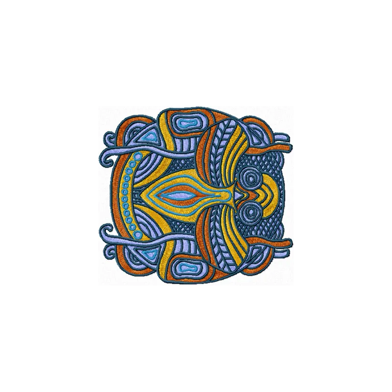 Bug embroidery design from the Legends of South Pacific collection, showcasing intricate stitched motifs.