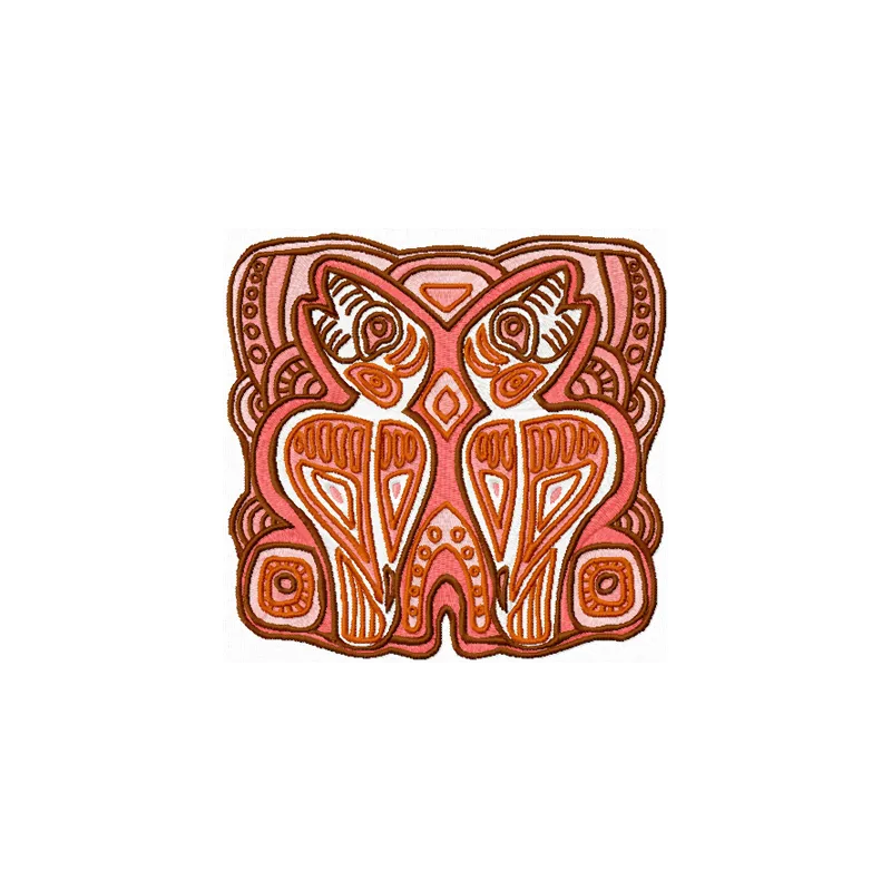 Embroidery design featuring two small birds from the Legends of South Pacific collection.