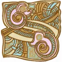 Preview of Shells on Sand embroidery design from Legends of South Pacific collection, showcasing intricate stitching pattern…