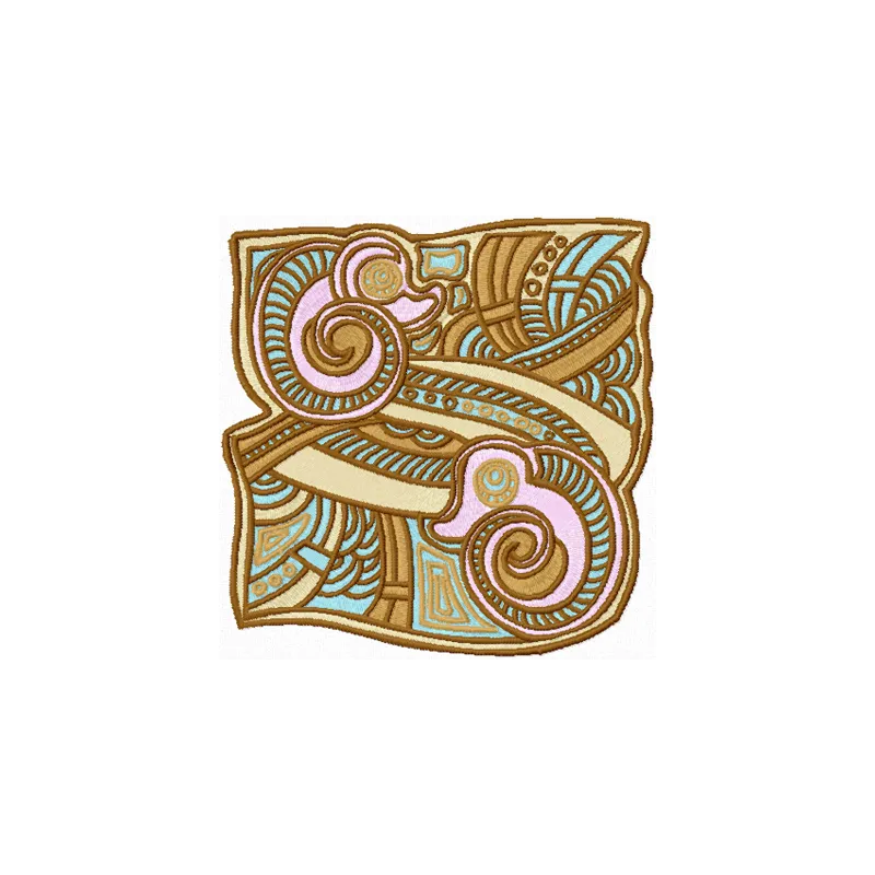 Preview of Shells on Sand embroidery design from Legends of South Pacific collection, showcasing intricate stitching pattern…