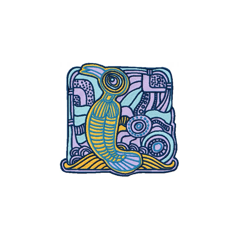 Bird Island embroidery design featuring vibrant tropical birds and lush foliage, perfect for stitching on garments and acces…