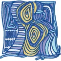 Preview of the Legends of South Pacific Shell embroidery design for stitching on garments and accessories.