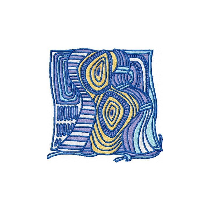 Legends of South Pacific - Shell embroidery design - Embroidery Design