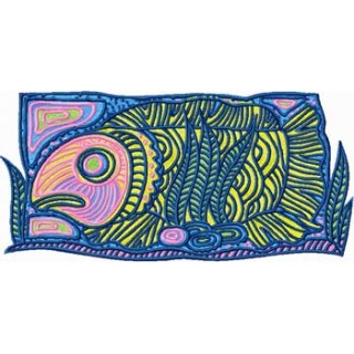 Big Fish embroidery design - Embroidery Design