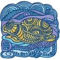 Preview of the Legends of South Pacific Turtle embroidery design, showcasing intricate stitching patterns.