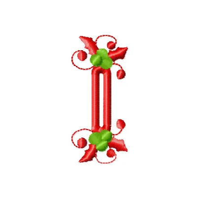 Preview of a Christmas buttonhole embroidery design featuring festive motifs for holiday stitching projects.