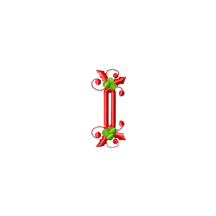 Christmas buttonhole embroidery design - Embroidery Design