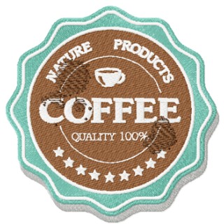 American Classic style with shadow embroidery design - Embroidery Design