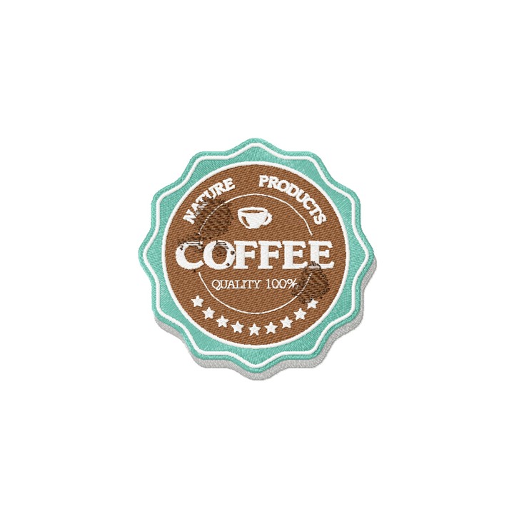 American Classic style with shadow embroidery design - Embroidery Design