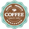Preview of Coffee Labels American Classic style embroidery design for food and beverage projects.