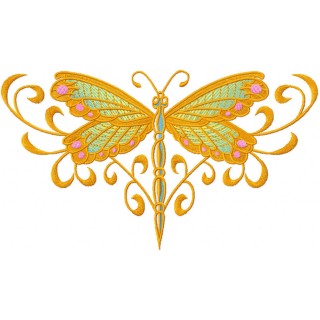 Celtic Dragonfly embroidery design - Embroidery Design