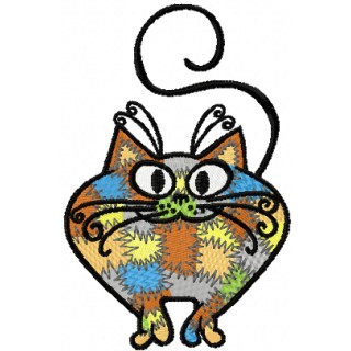 I*m Patches Cat embroidery design - Embroidery Design