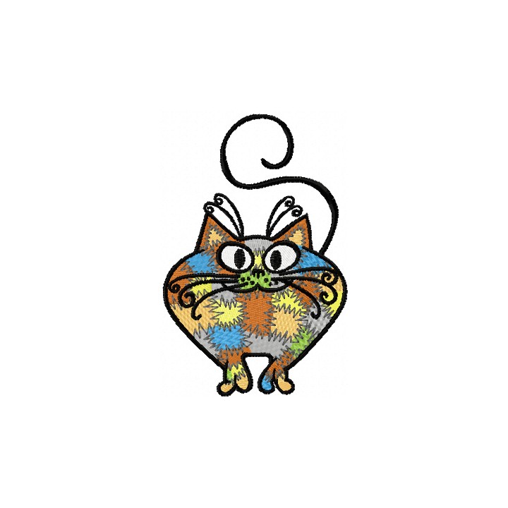 I*m Patches Cat embroidery design - Embroidery Design