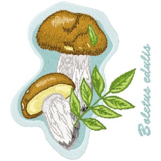 Boletus Edulis embroidery design - Embroidery Design