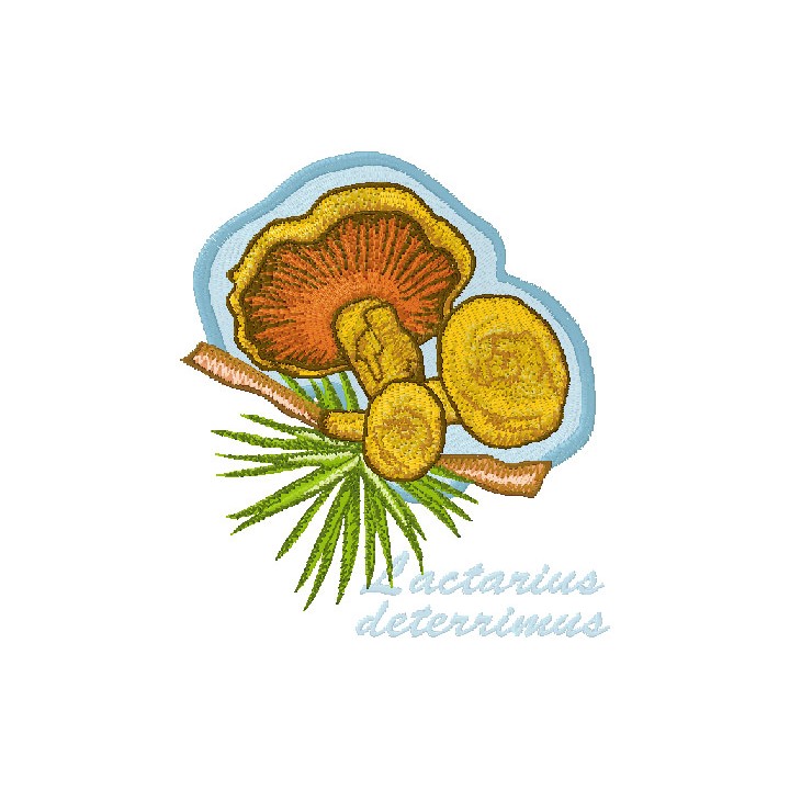 Lactarius Deterrimus embroidery design - Embroidery Design