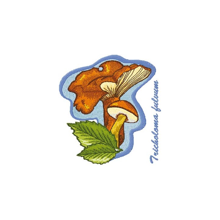 Tricholoma Fulvum embroidery design - Embroidery Design