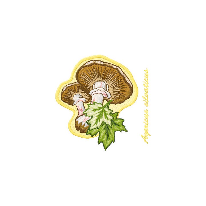 Agaricus silvaticus embroidery design - Embroidery Design