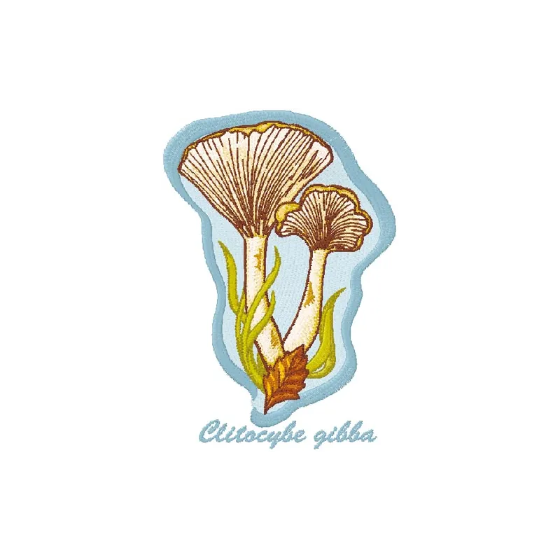 Preview of the Slitocube Gibba embroidery design featuring a unique mushroom motif for creative stitching projects.