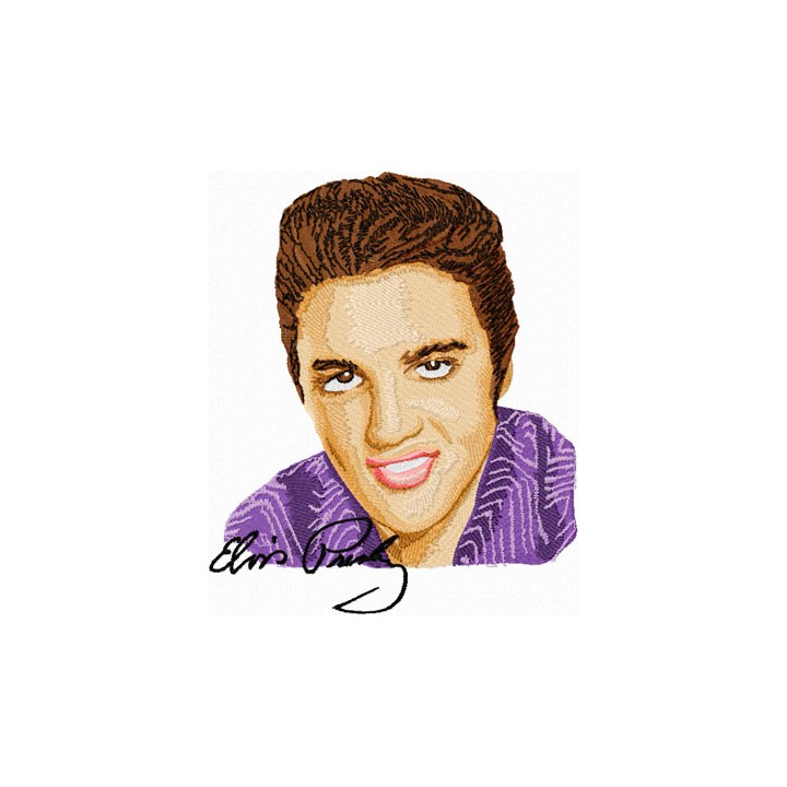 Elvis Presley embroidery design - Embroidery Design