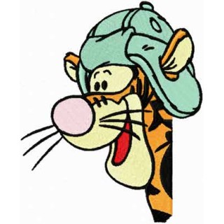 Tigger Baseball embroidery design - Embroidery Design
