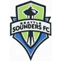 Seattle Sounders FC logo embroidery design featuring vibrant colors, ideal for stitching on sports apparel.