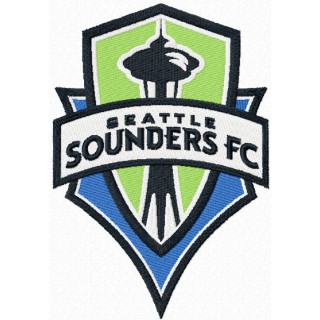 Seattle Sounders FC logo embroidery design - Embroidery Design