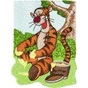 Preview of Tigger and butter embroidery design featuring playful characters, perfect for stitching on apparel and gifts.