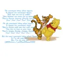 Embroidery design featuring Winnie Pooh and Tigger singing a song, ideal for children’s apparel and gifts.