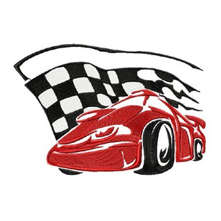 Tribal racing 2 embroidery design - Embroidery Design