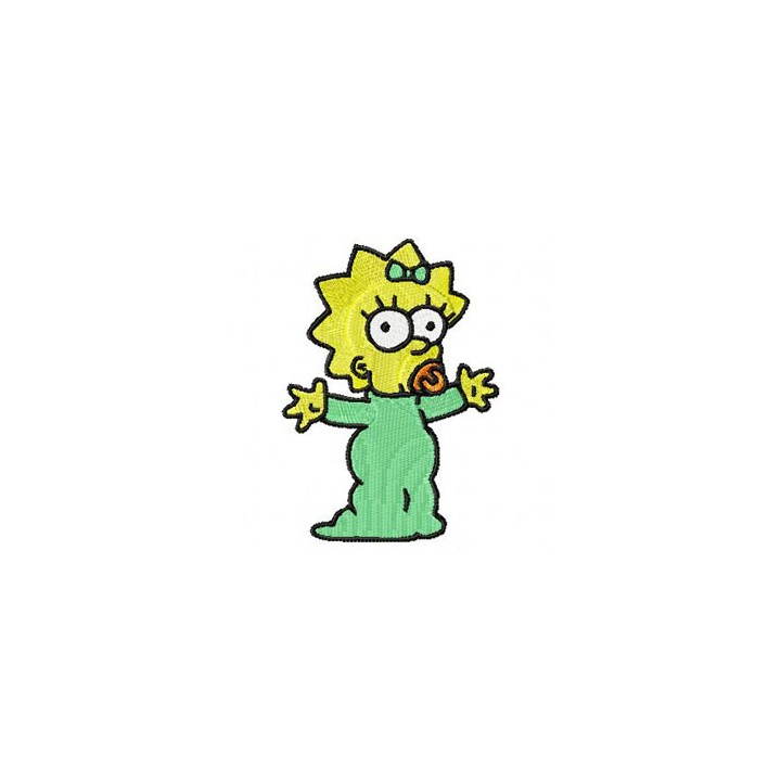 Maggie Simpsons embroidery design - Embroidery Design
