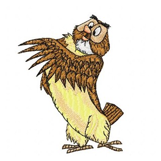 Owl embroidery design - Embroidery Design