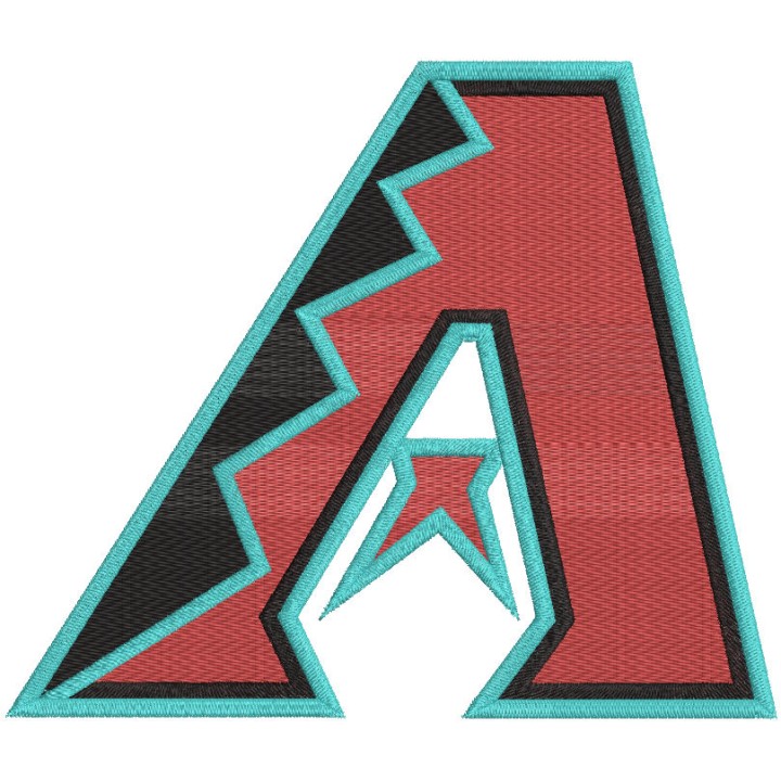 Arizona Diamondbacks primary logo 2024 embroidery design - Embroidery Design