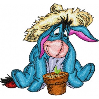 Eeyore embroidery design - Embroidery Design