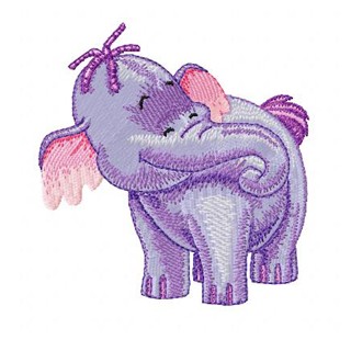 Heffalump 1 embroidery design - Embroidery Design