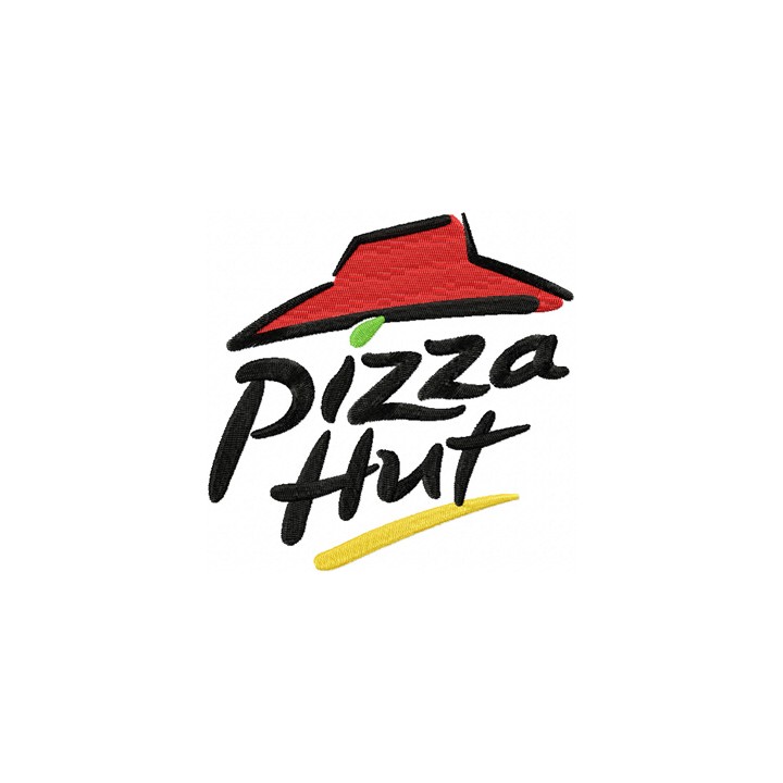 Pizza Hut logo embroidery design - Embroidery Design