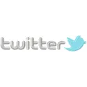 Preview of Twitter Logo embroidery design, showcasing intricate stitching patterns for social media-themed projects.