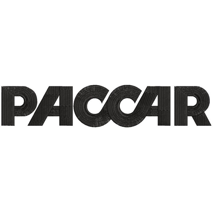 Paccar logo embroidery design - Embroidery Design