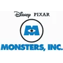 Monster Inc logo embroidery design showcasing vibrant colors and intricate details for creative stitching projects.