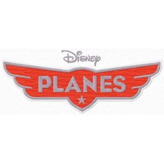 Disney Planes logo embroidery design - Embroidery Design