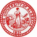 Embroidery design featuring the classic University of Alabama logo, ideal for stitching on apparel and accessories.