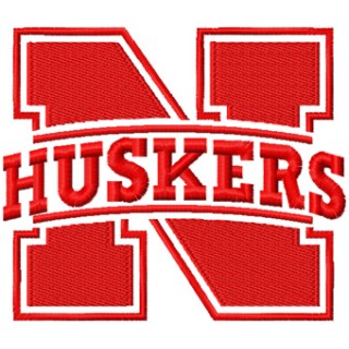Nebraska Cornhuskers Primary logo embroidery design - Embroidery Design