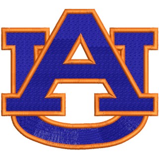 Auburn University Athletic Logo embroidery design - Embroidery Design