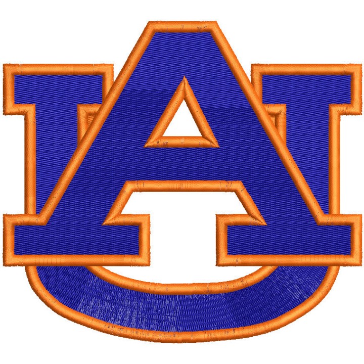 Auburn University Athletic Logo embroidery design - Embroidery Design