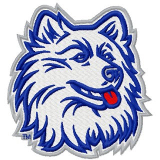 Connecticut Huskies logo embroidery design - Embroidery Design