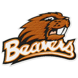 Oregon State Beavers Logo embroidery design - Embroidery Design