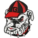 Georgia Bulldogs Primary Logo embroidery design showcasing the iconic logo for stitching on apparel and accessories.